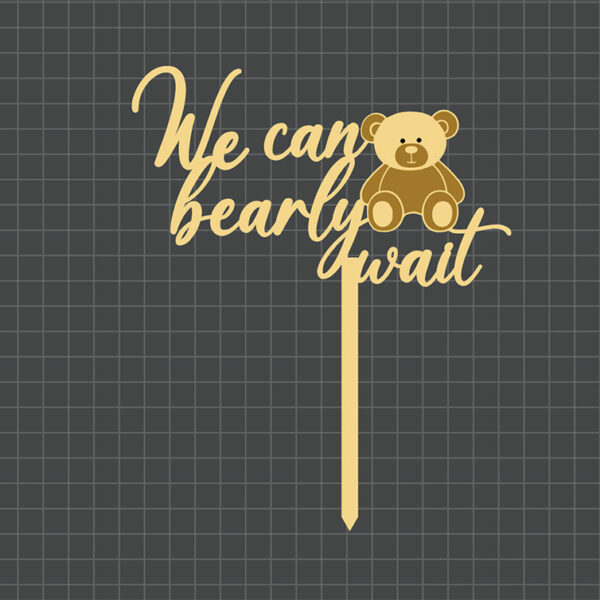 bearly wait topper preview