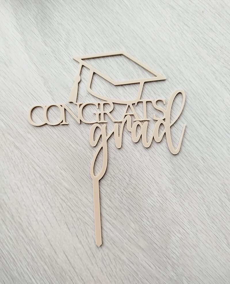 congrats grad topper