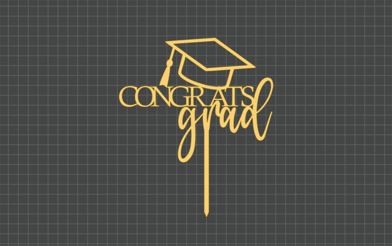 congrats grad topper preview