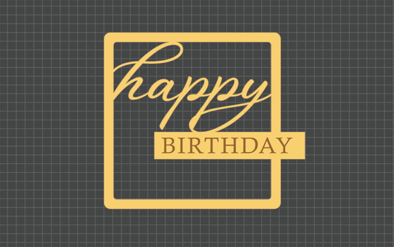 happy birthday charm preview