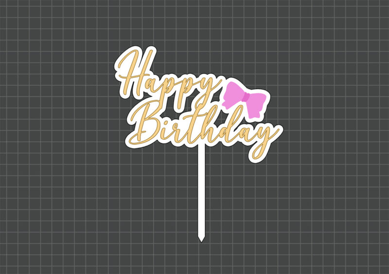 happy birthday topper preview