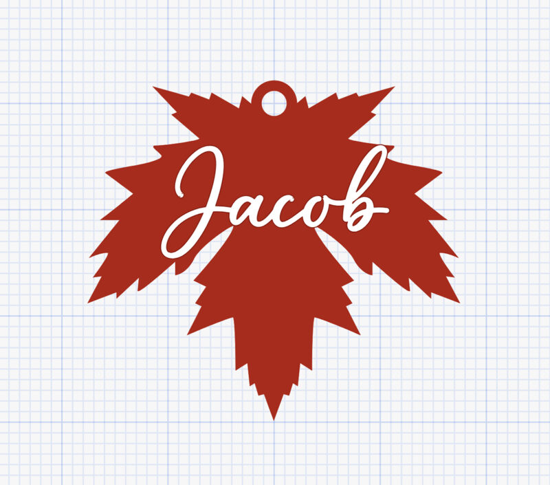 maple leaf tag