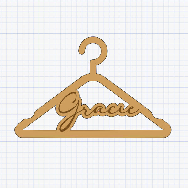 personalised hanger