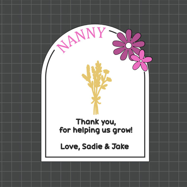 printed card preview
