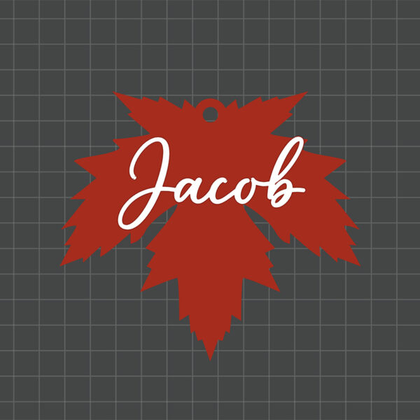 printed maple tag preview