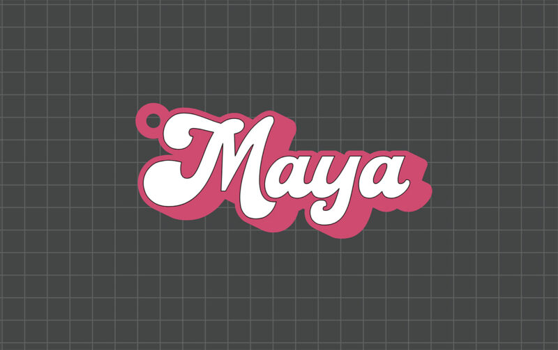 retro keyring preview