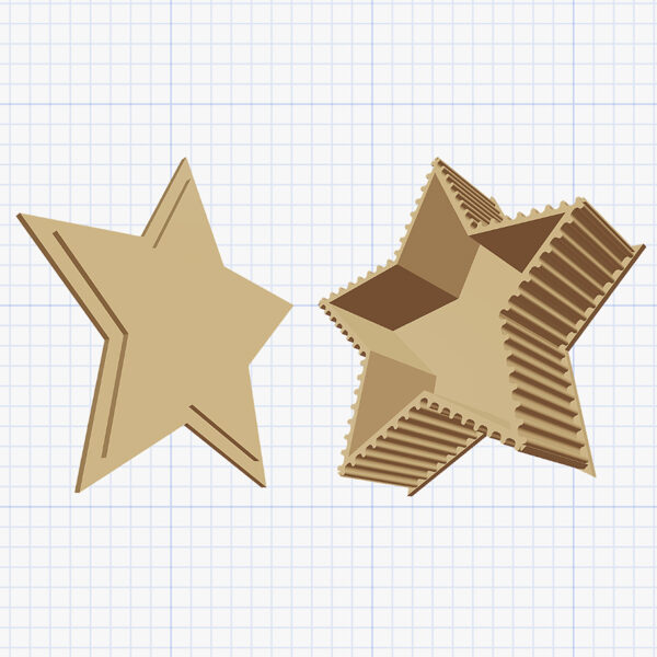 star shaped box