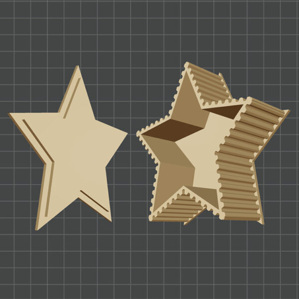 star shaped box preview