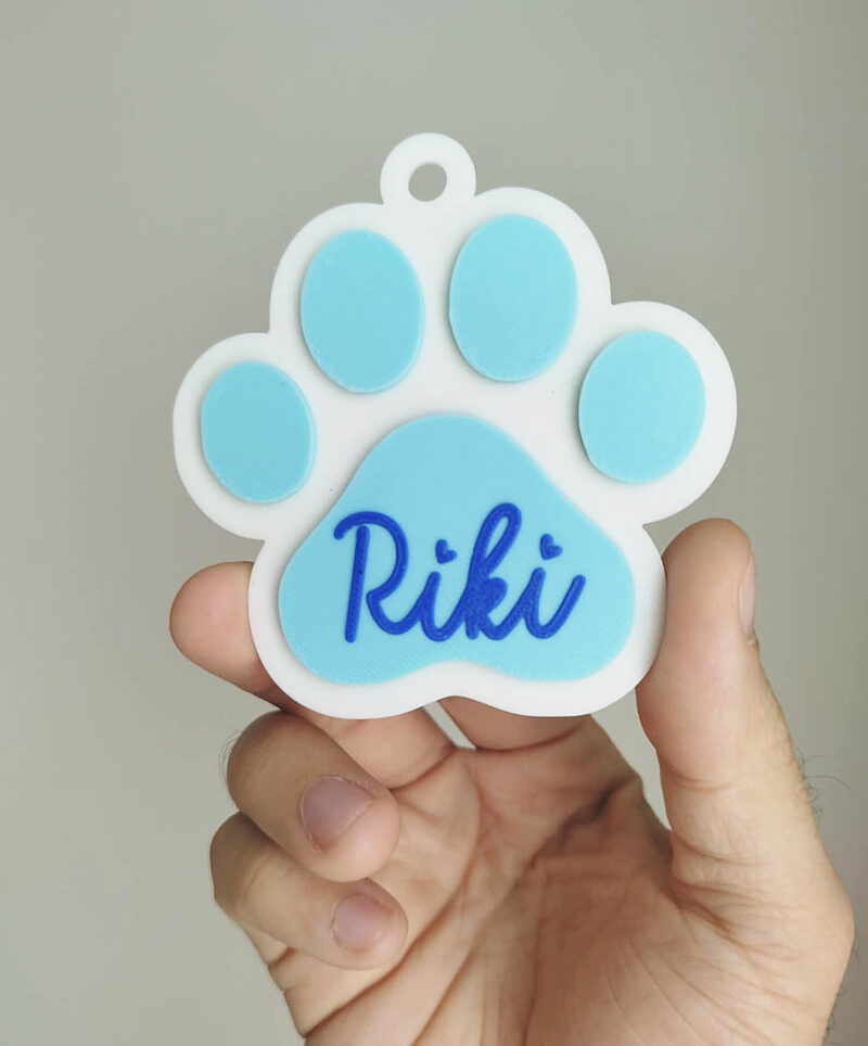 3d printed pet tag