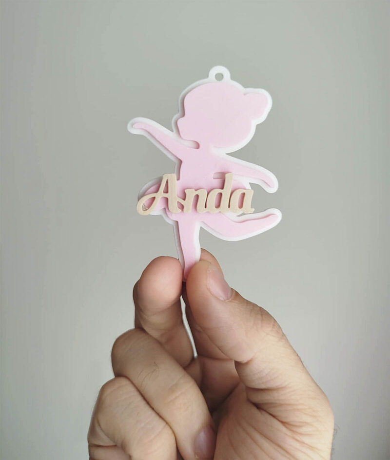 anda ballerina keyring
