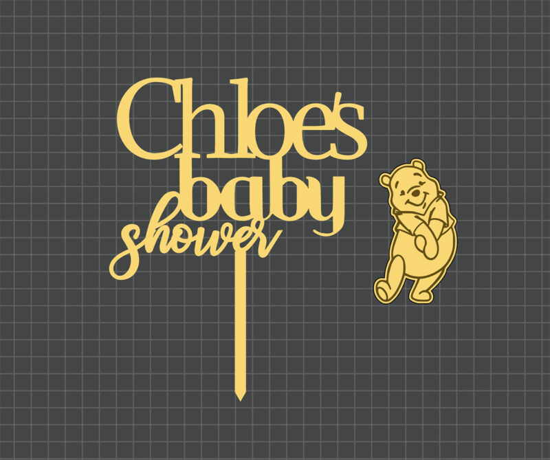 baby shower topper preview