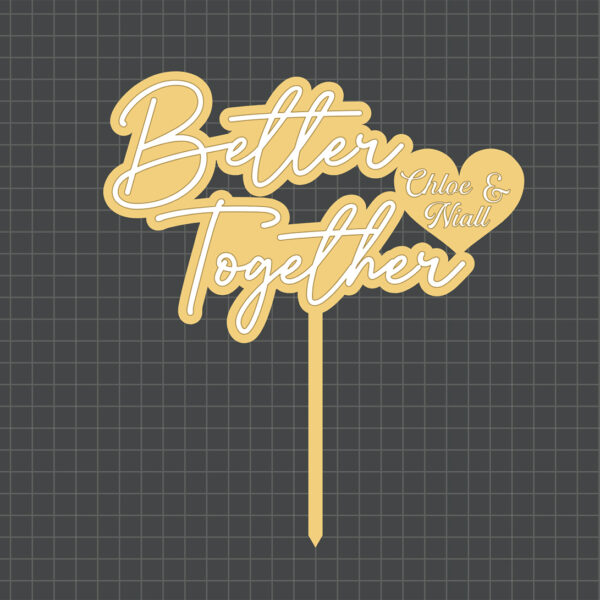 better together topper