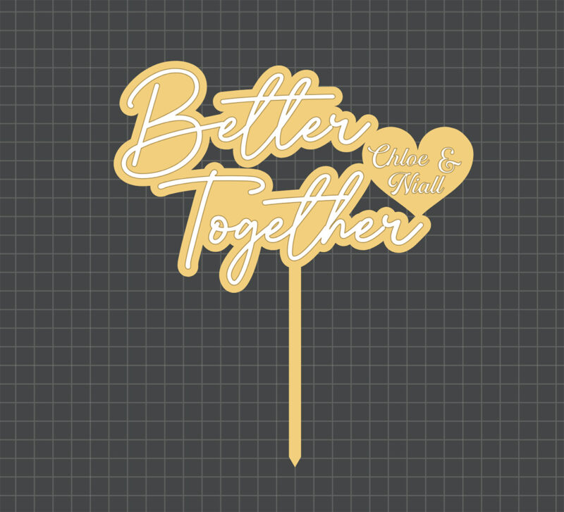 better together topper