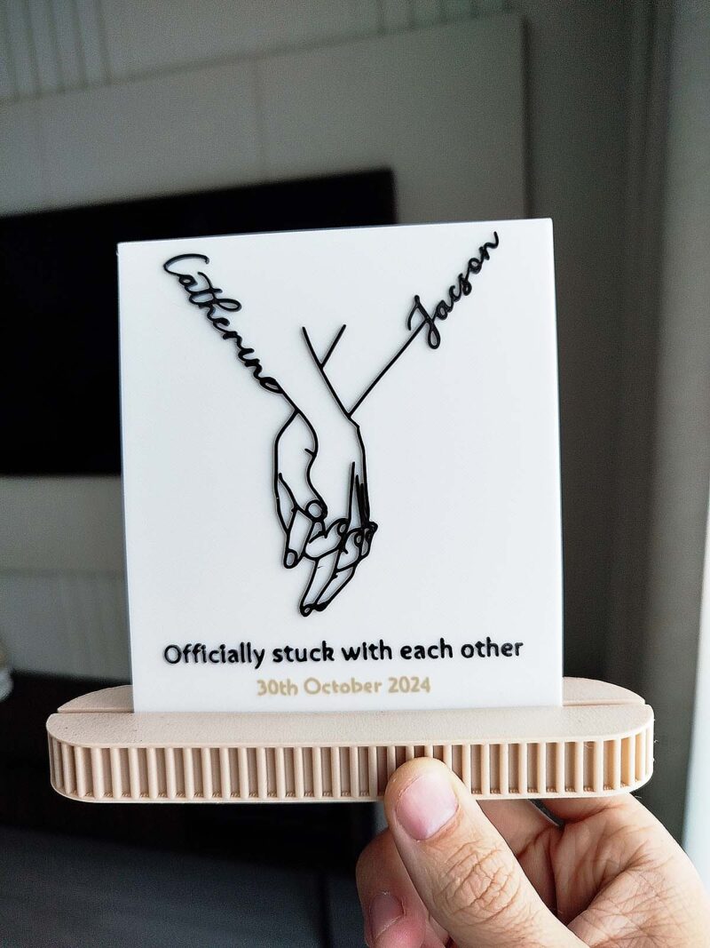couples engagement card preview