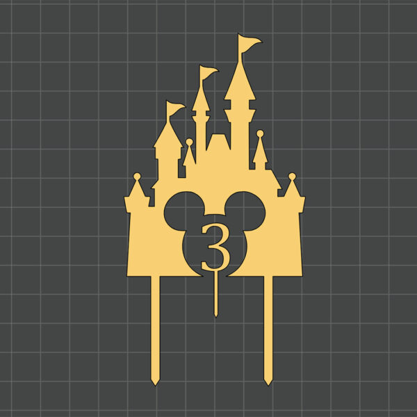 disney castle topper preview