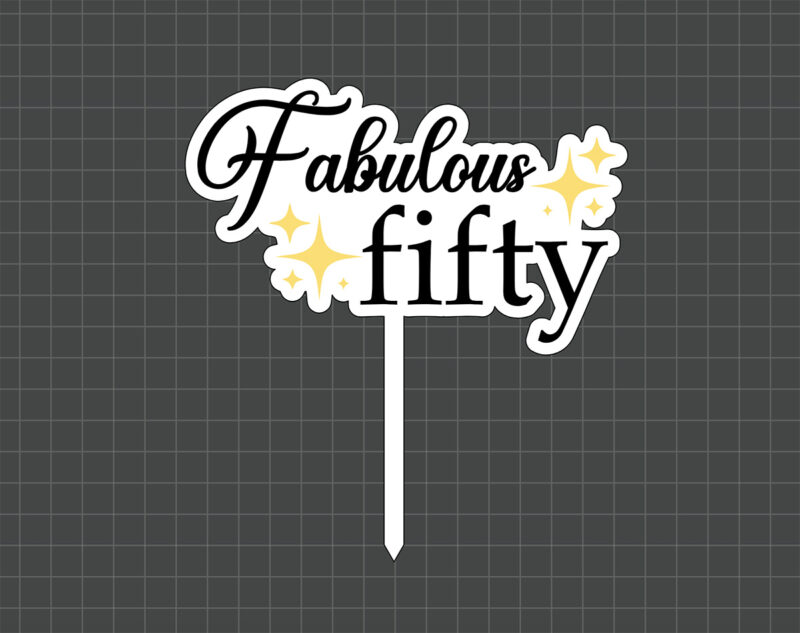fabulous topper with stars preview