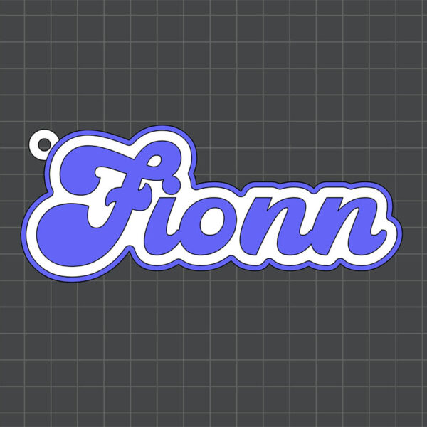 keychain with outline