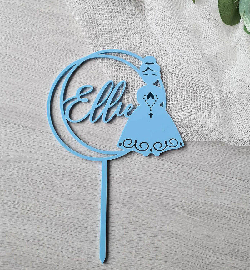 personalised communion topper