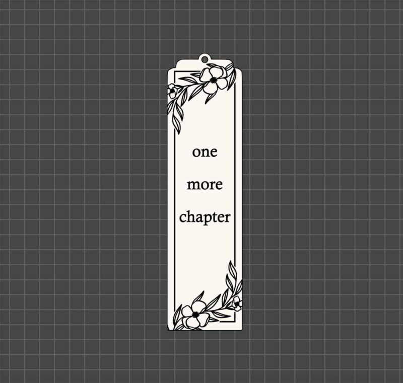 printed bookmark