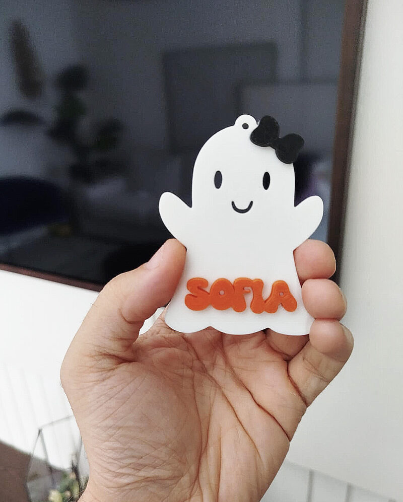 Personalised ghost keychain - Image 2