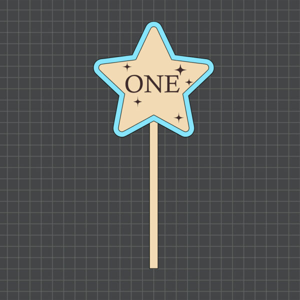 star shaped wand