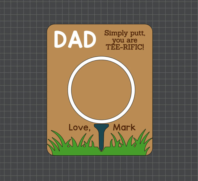 teerific dad frame