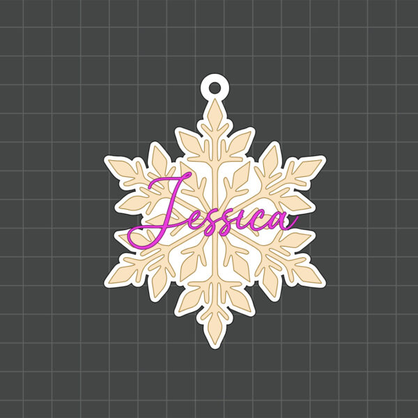 triple layer snowflake