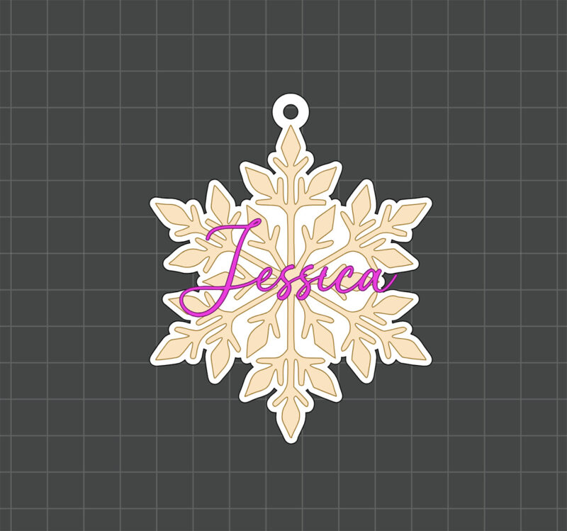 triple layer snowflake