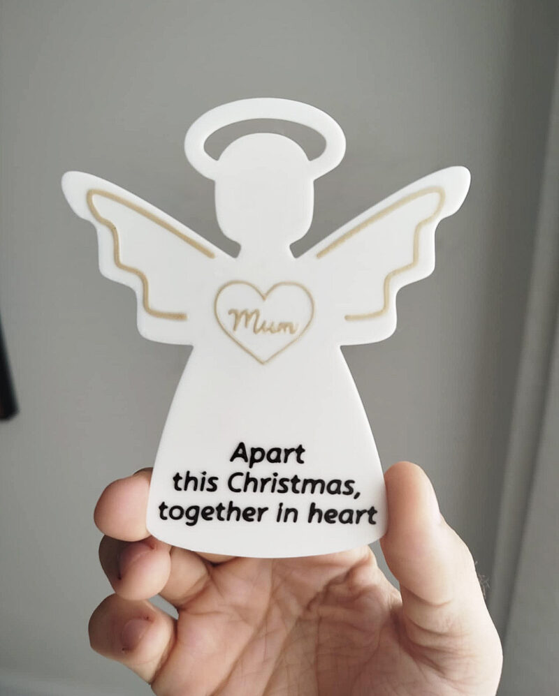 3d printed angel tree decoration
