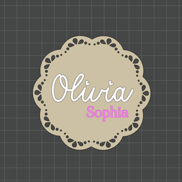 baby name plaque