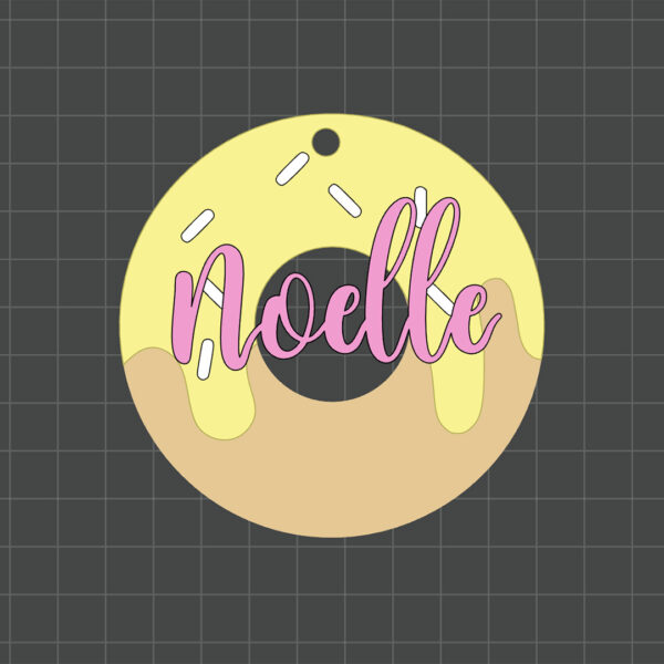 donut keyring