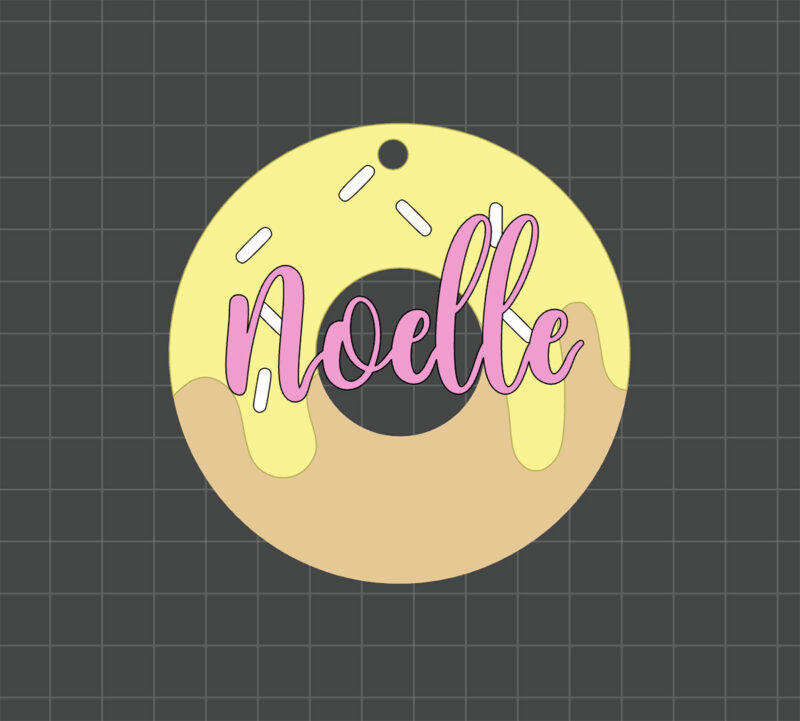 donut keyring