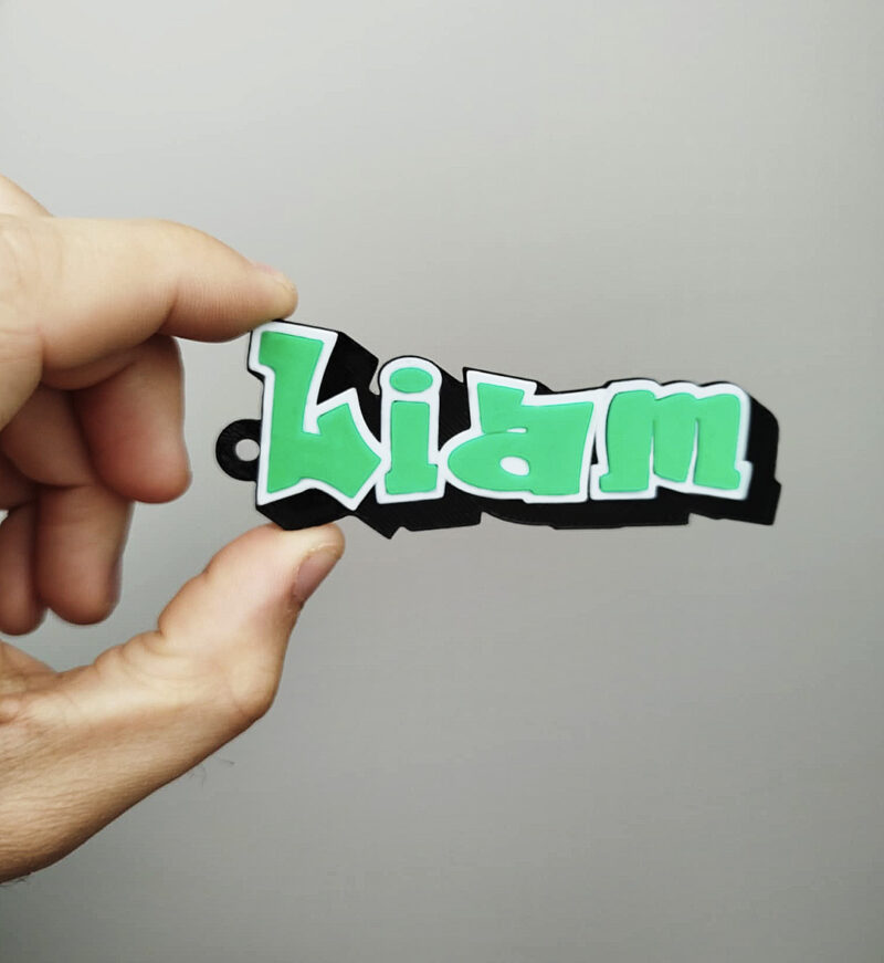 graffiti keyring preview