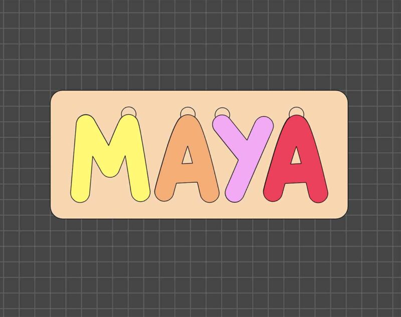 name puzzle model