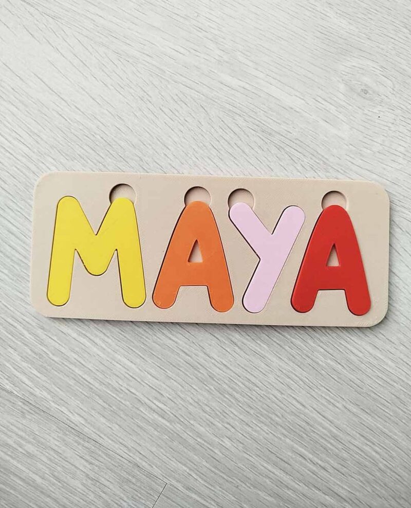 printed name puzzle