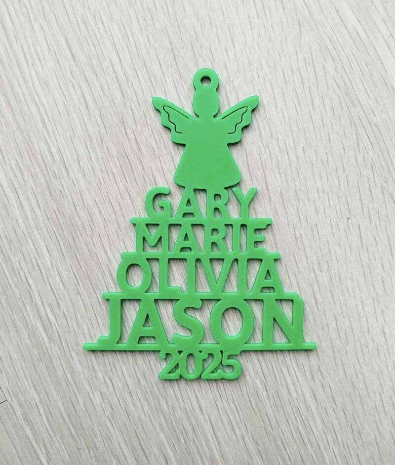 single layer tree ornament