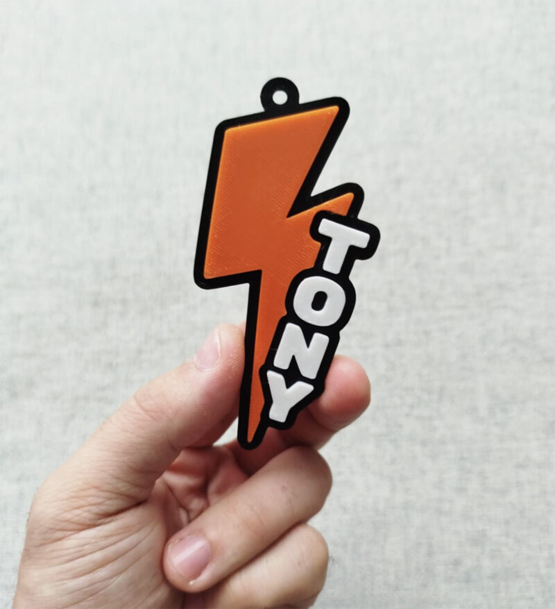 thunder name tag