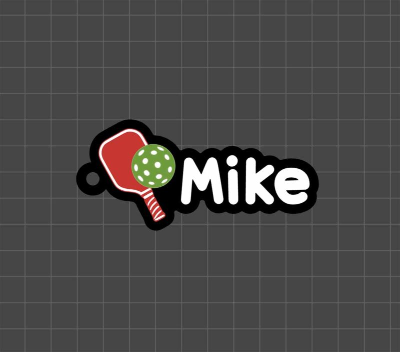 3d pickleball tag