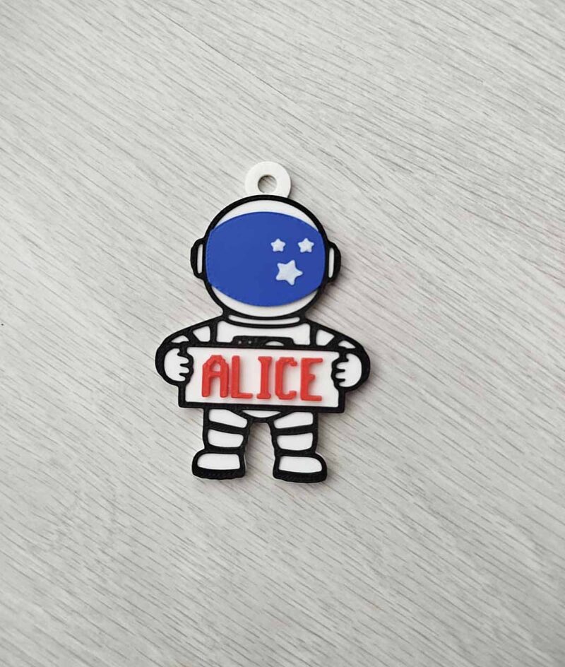 astronaut name tag