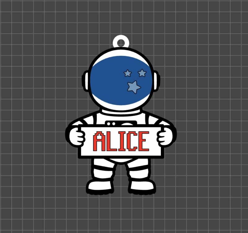 astronaut tag