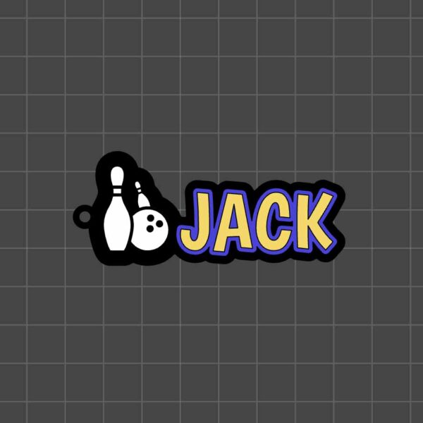 bowling keychain