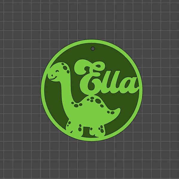 dino bag tag preview