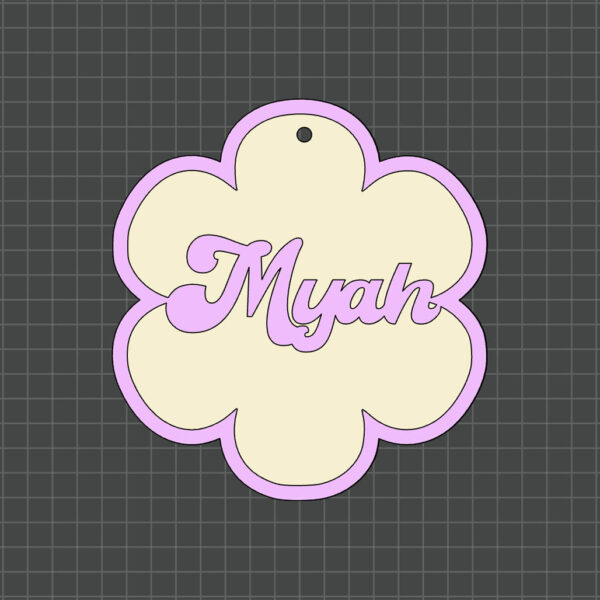 flower bag tag