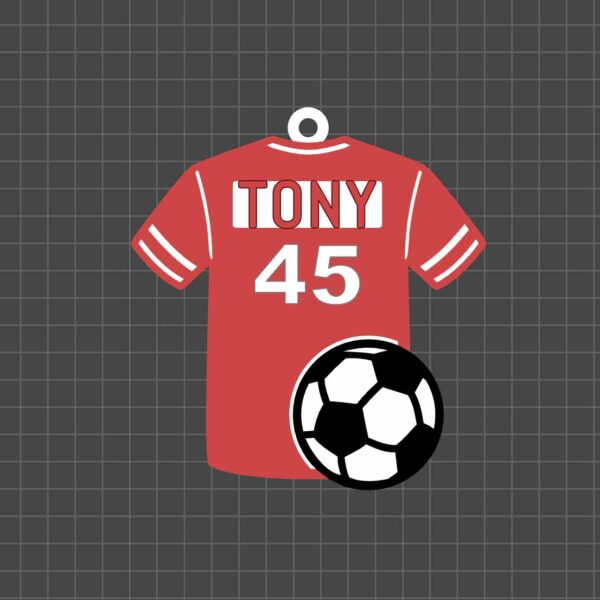 football jersey name tag