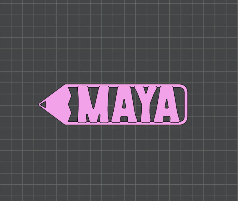 pencil name tag