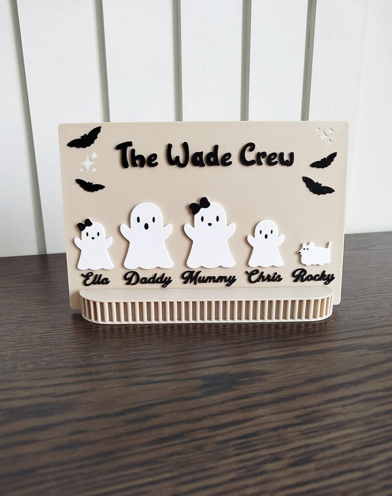 halloween family frame
