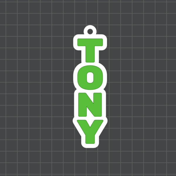 vertical keychain
